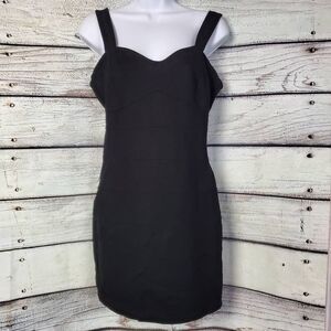 Classic Black Sleeveless Sheath Dress